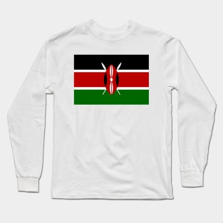 Flag of Kenya Long Sleeve T-Shirt